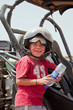 Buggy : Jeune garçon heureux et souriant
