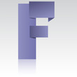 letter F from the paper
