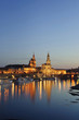 city scenery with historic buildings in Dresden, Europe. city scenery with historic buildings in Dresden, Europe.