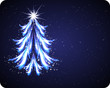 abstract christmas tree