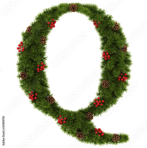 Illustration: Christmas Alphabet. Christmas Alphabet.