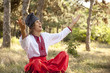 Foto: Cossack in national ukrainian dress. Cossack in national ukrainian dress.
