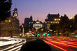 Night view of Plaza de Cibeles in Madrid Night view of Plaza de Cibeles in Madrid