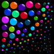 bubbles background - vector bubbles background - vector