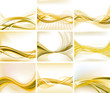Abstract background vector set Abstract background vector set