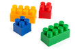 Photo: Toy plastic building blocks Toy plastic building blocks