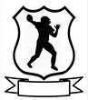 American Football Sport Shield