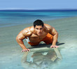 Muscular young man