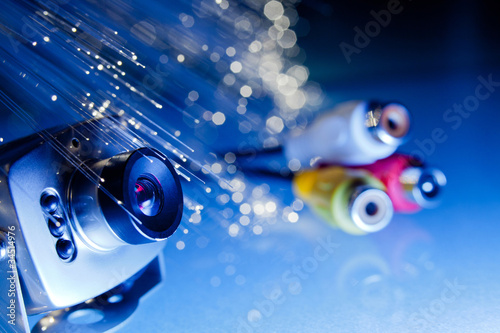 Photo: micro camera con connessioni micro camera con connessioni