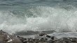 Video: sea wave on a beach sea wave on a beach