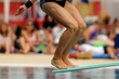 Foto : Salto desde trampolin Salto desde trampolin
