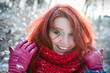 Foto: Happy redhead girl Happy redhead girl