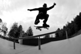 skateboarding silhouette - Fine Art prints
