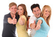 Jugendgruppe positiv