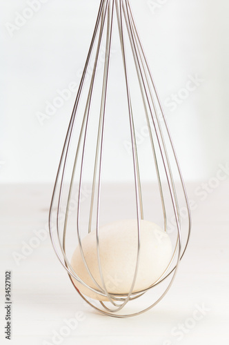 Photo: whisk and egg whisk and egg