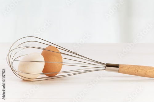 Photo: whisk and eggs whisk and eggs