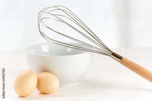 Photo: whisk and eggs whisk and eggs