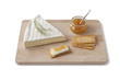 Brie cheese with thyme and toast