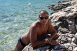 Latin guy on the cliff