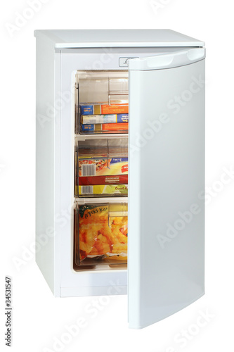 Photo: White undercounter freezer White undercounter freezer