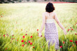 Woman in field