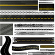 Road and tire track collection