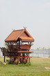 Thai style pavilion on the big cart