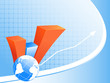 abstract bar graphs