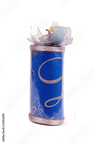 Photo: a cotton bag in the form of wedding souvenir package a cotton bag in the form of wedding souvenir package
