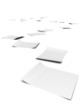 3d Winding paper trail of corruption
