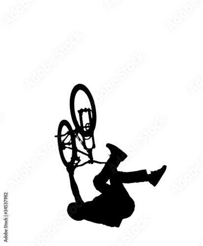 Illustration: Freestyle Biker Freestyle Biker