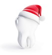 tooth santa hat