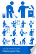 cleaning service icon vector
