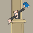 Vector: Helllfire and Brimstone Preacher Helllfire and Brimstone Preacher