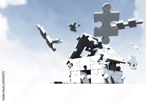 Illustration: Altersvorsorge Einfamilienhaus Altersvorsorge Einfamilienhaus