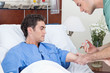 Patient worried of injection