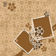 Template scrap card, vector Template scrap card, vector