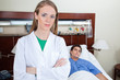 Young female doctor