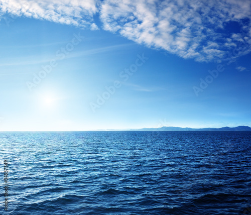 Photo: Caribbean sea and perfect sky Caribbean sea and perfect sky