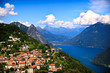 Lugano city with the view of lake Lugano Lugano city with the view of lake Lugano