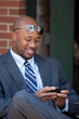 Modern Business Man Texting