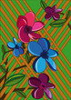 flowers and grate