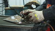 Working with the welder
