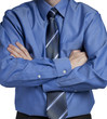 Business man with arms crossed