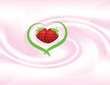 Vector fruit yoghurt