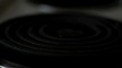 Cooking coil heating up on a stove