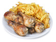 Pollo con patatas.