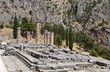 Temple of Apollo at ancient Delphi site in Greece