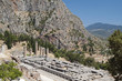 Temple of Apollo at ancient Delphi site in Greece