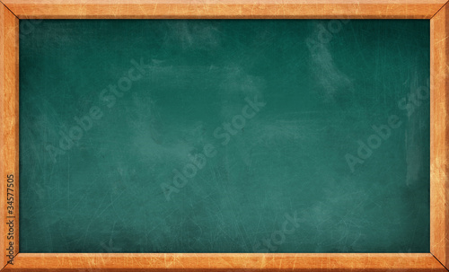 Illustration: Blank blackboard Blank blackboard